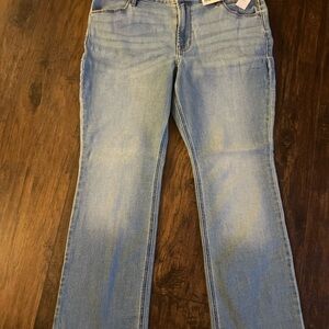 Women's Light Old Navy Boot Cut Jeans 14 Short